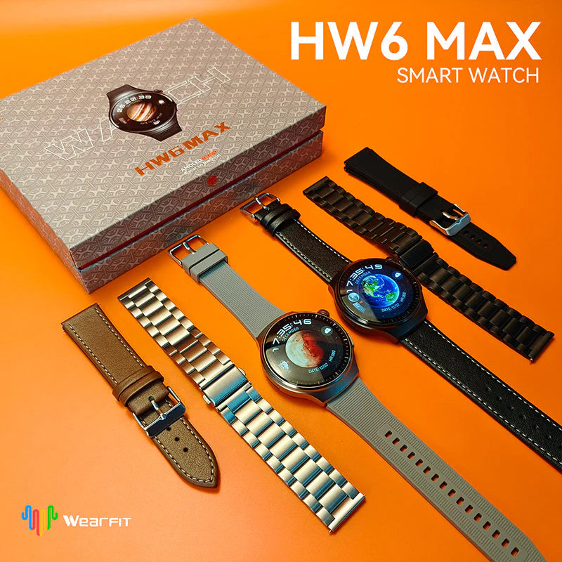 Smart watch HW6 Max Noir + 3 Ceintures